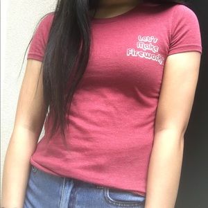 Aeropostale Red Fireworks T-Shirt